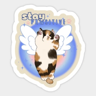 Stay Pawsitive Sticker